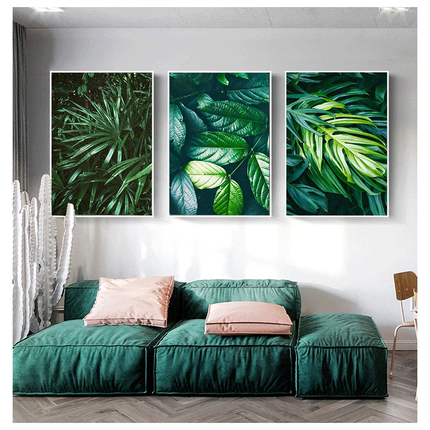 Tropical Palm Wall Art Canvas