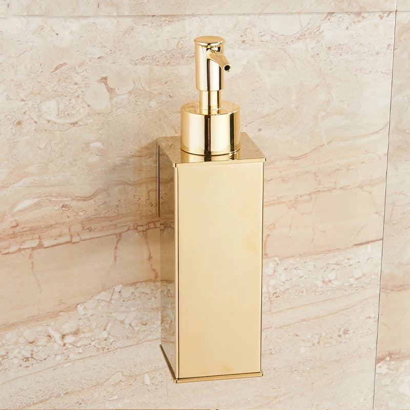 Bathroom golden Soap Dispenser