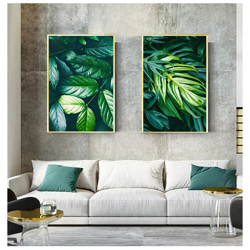 Tropical Palm Wall Art Canvas