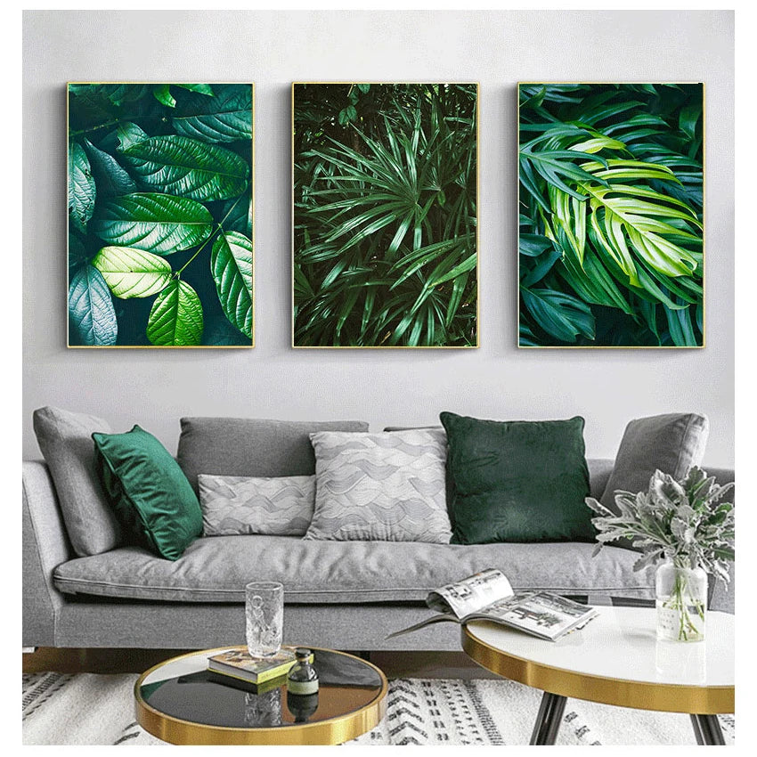 Tropical Palm Wall Art Canvas