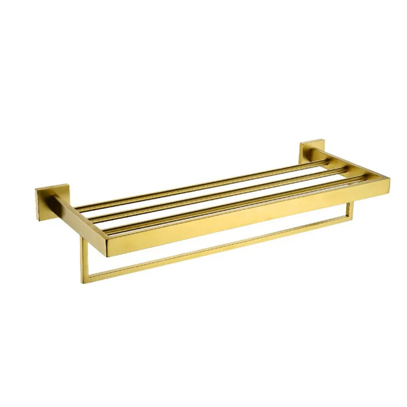 Golden Bathroom Shelf,Towel