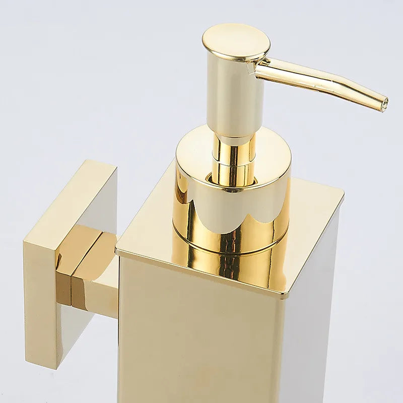 Bathroom golden Soap Dispenser