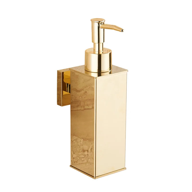 Bathroom golden Soap Dispenser