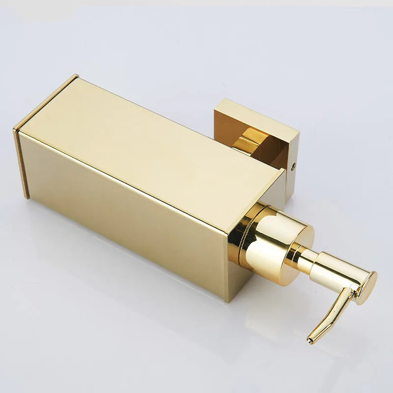 Bathroom golden Soap Dispenser