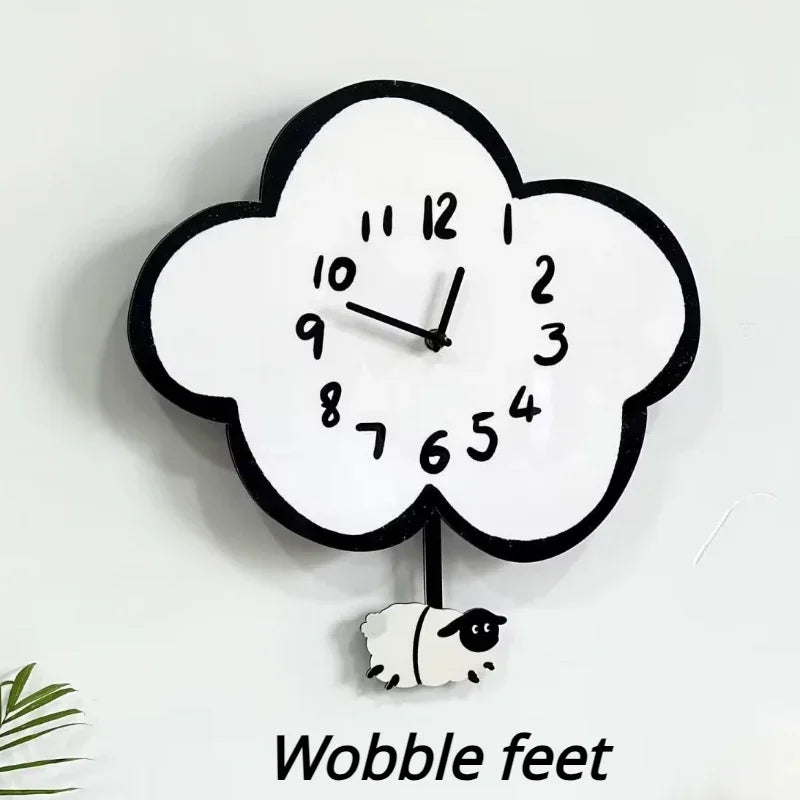 Cloud Wall Clock Cartoon