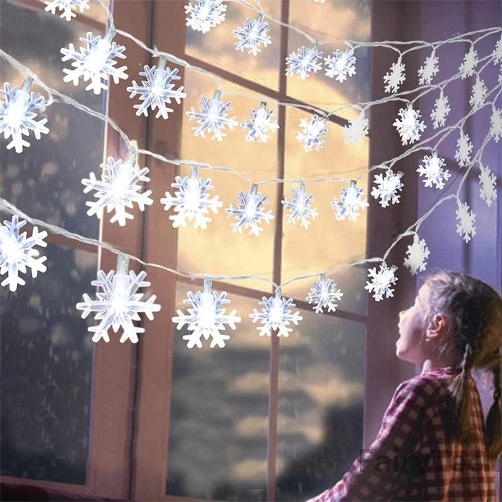 Snowflake LED String Fairy Light