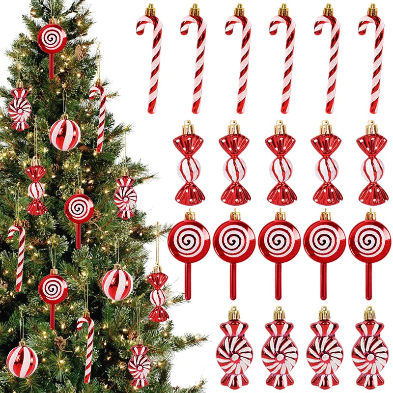 6pcs Christmas Lollipop Candy