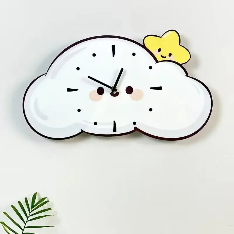 Cloud Wall Clock Cartoon