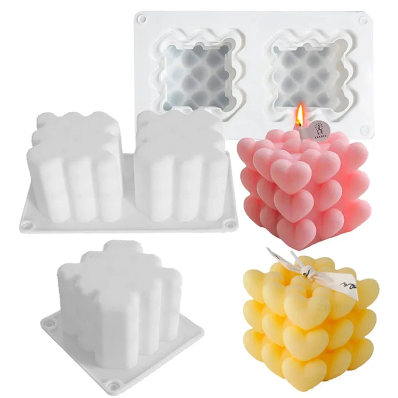 Silicone Candle Mold DIY Heart