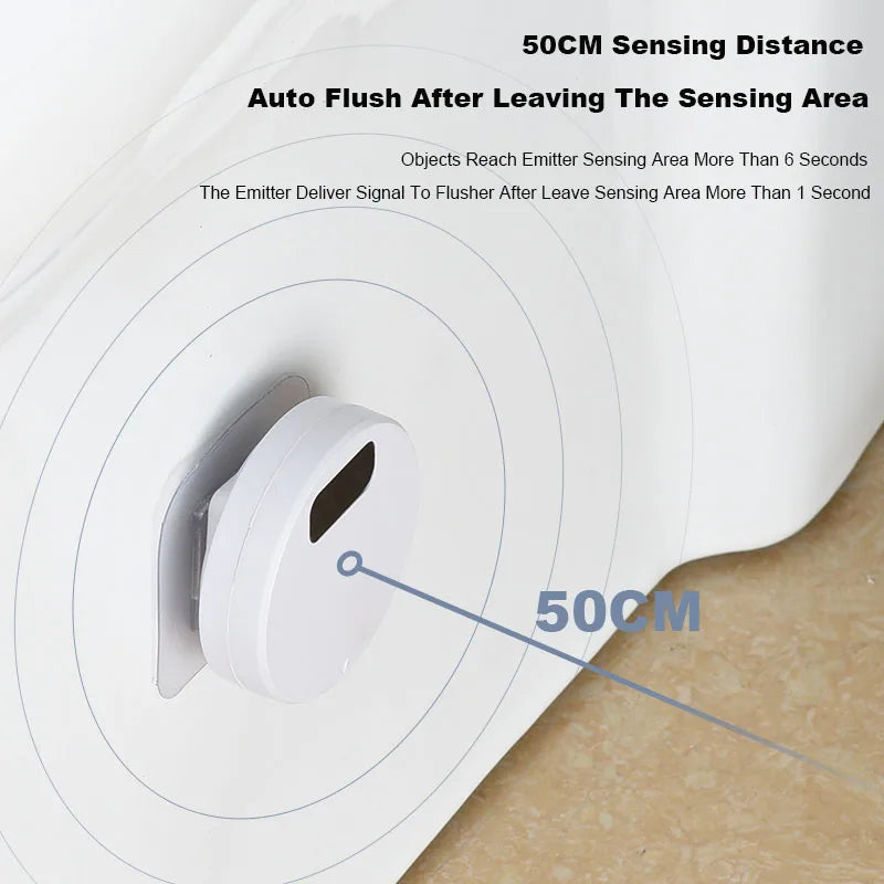 Automatic Toilet Flush Button Induction