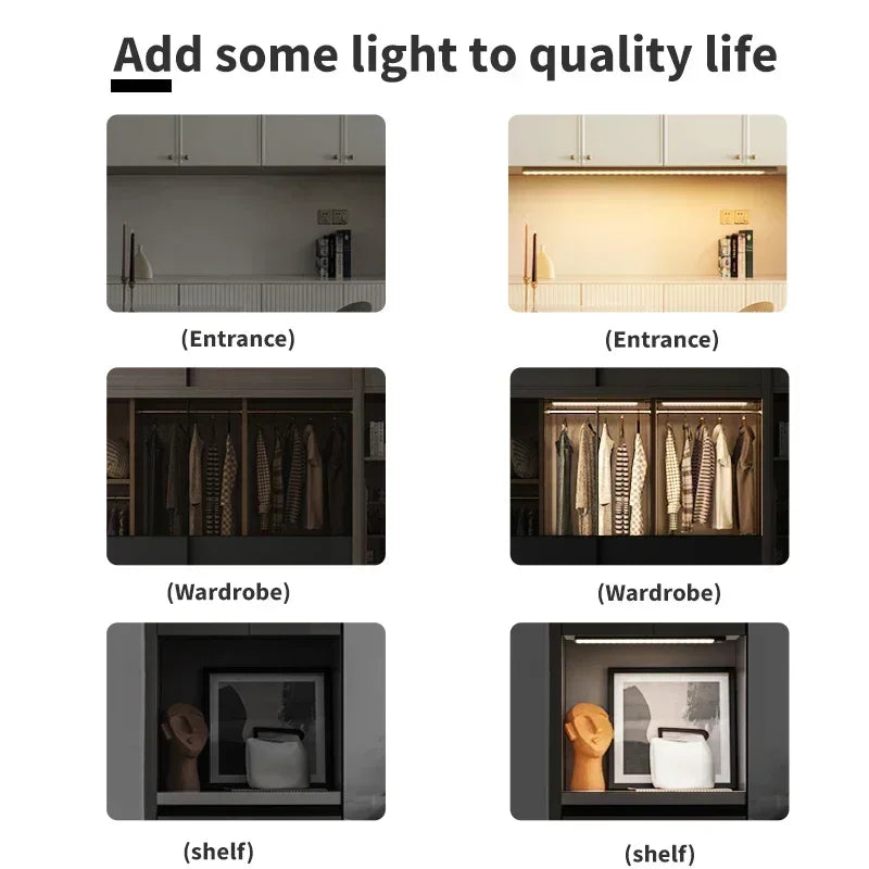 Kitchen Wardrobe Cabinet Lighting 20cm/40cm/50cm/60cm