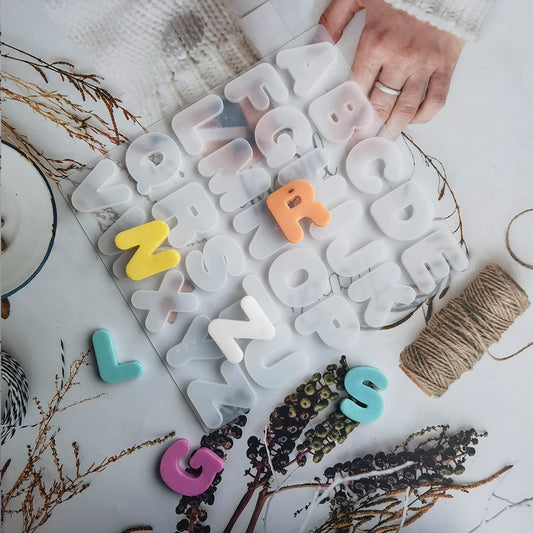 Silicone Cake English Letters