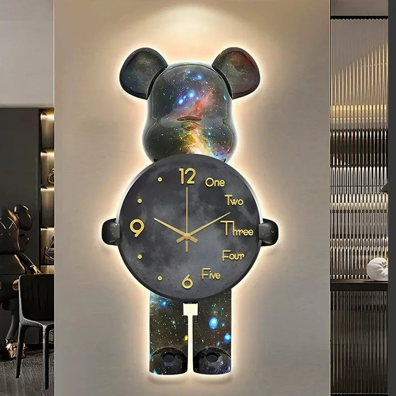 Bear Wall Clocks LED Lamp