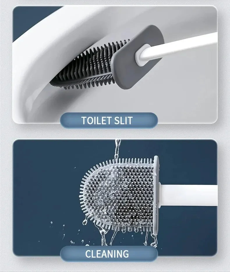 Wall Hanging Toilet Cleaning WC Brush Holder