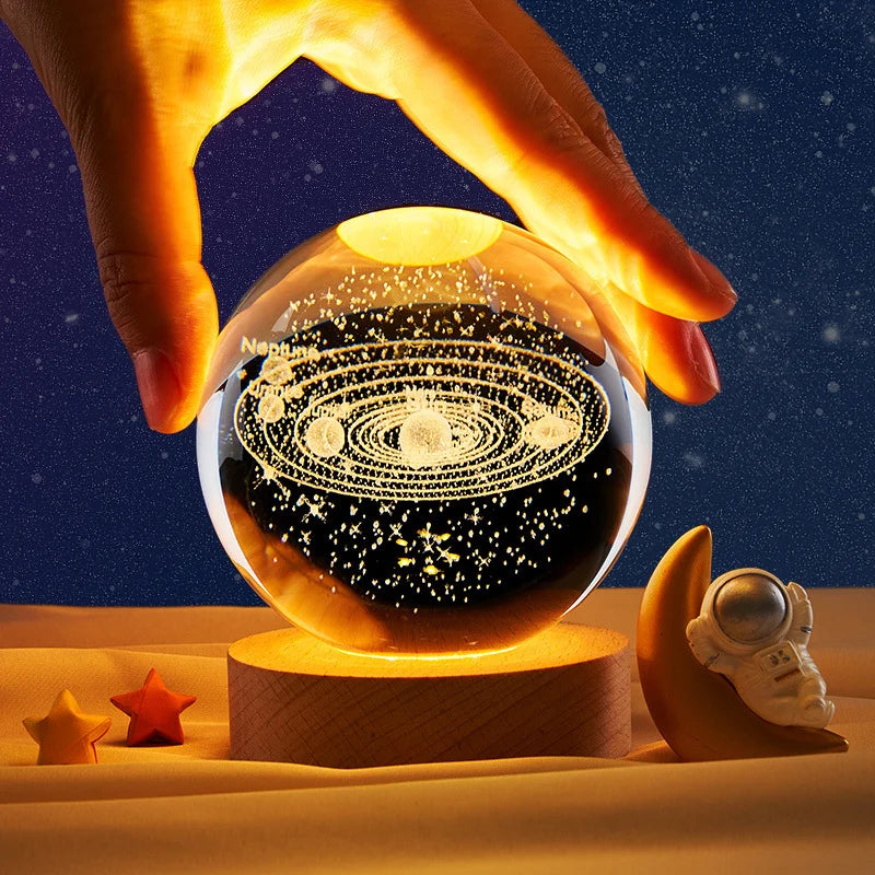 3D Luminous Galaxy Crystal Ball