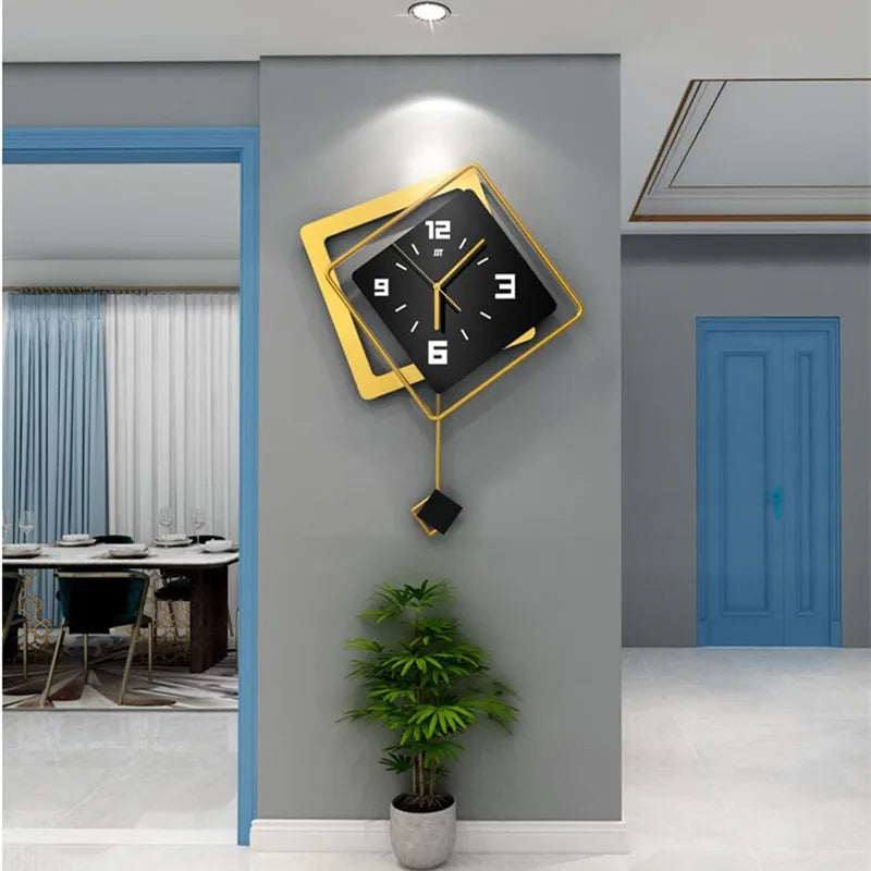 3D Swing Wall Clock 2