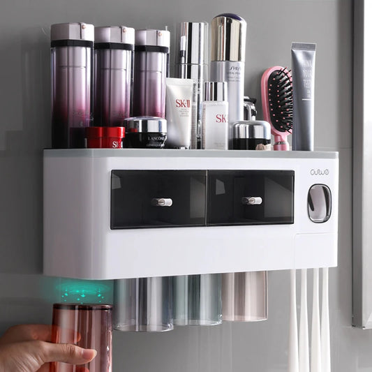 Bathroom Accessories Set Magnetic Adsorption