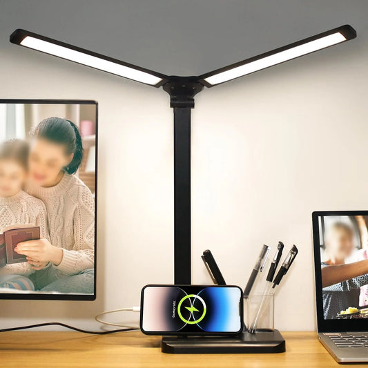 Desk Lamp with Dual Head