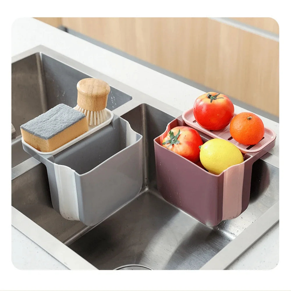 Kitchen Sink Retractable Drain Basket