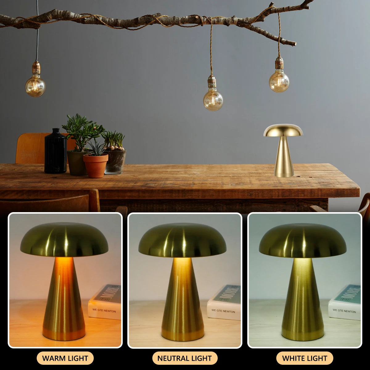 Table Lamp Mushroom LED