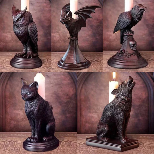 Gothic Animal Candle Holder