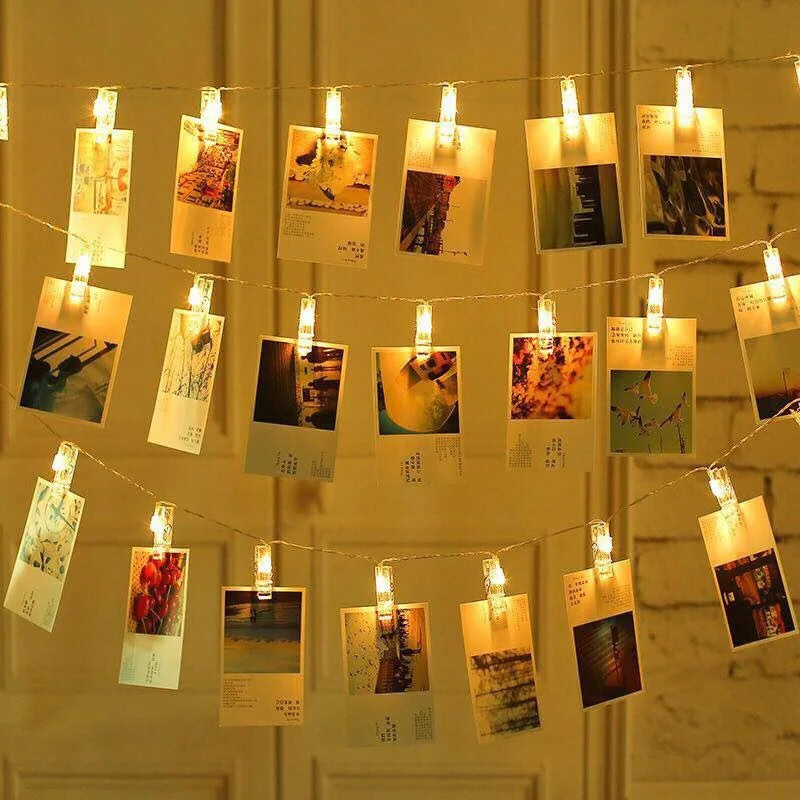 LED Photo Clip Fairy String lights