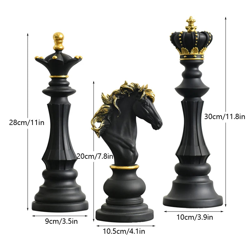 International Chess Resin Decorative