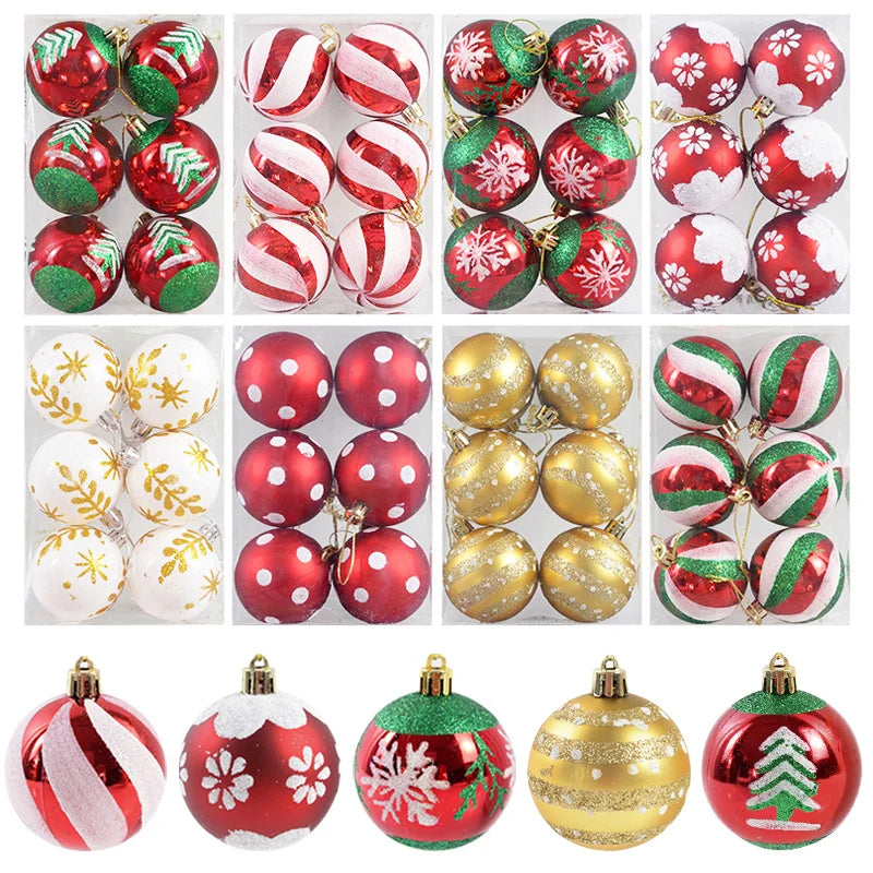 6Pcs/box 6cm Christmas Ball