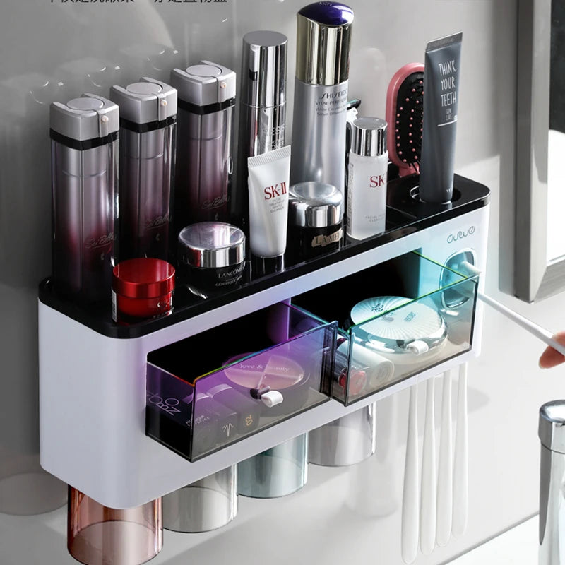 Bathroom Accessories Set Magnetic Adsorption