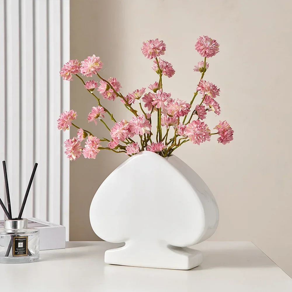 Creative Ceramic Spade Vase