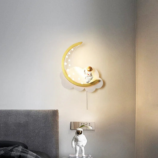 Modern Creative Moon Wall Lamp