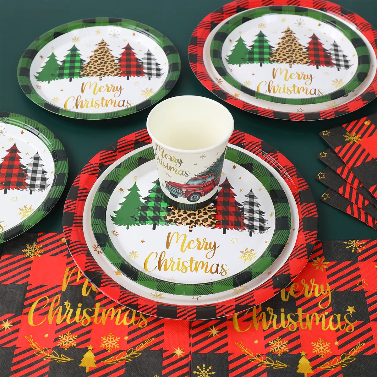 Christmas Disposable Tableware