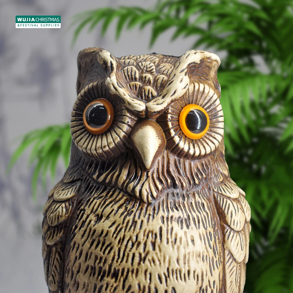 Garden Decor Realistic Owl