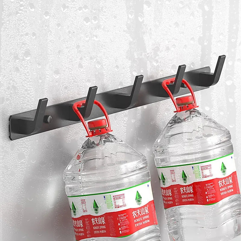 Wall Mounted Gray Towel Hanger