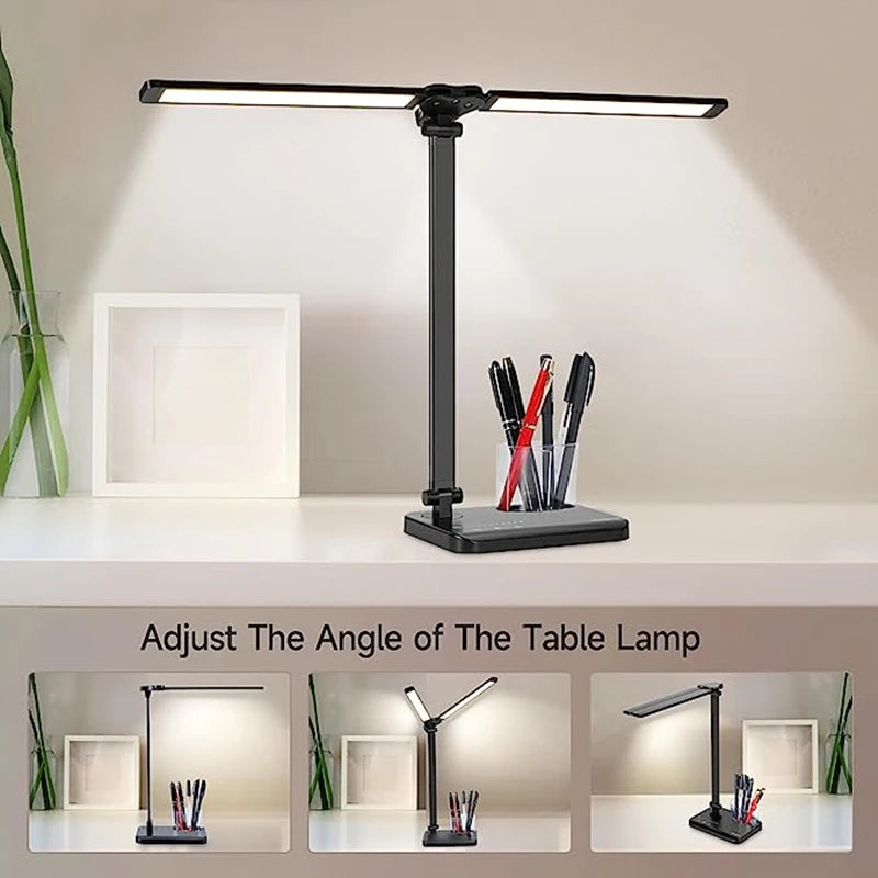 Desk Lamp with Dual Head