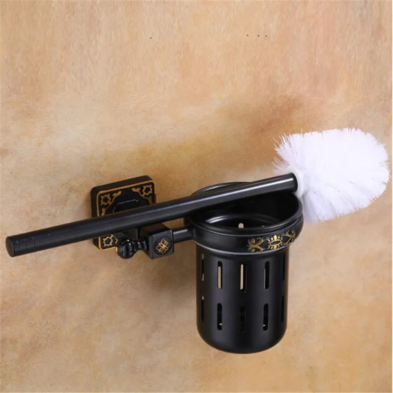 Toilet Brush Holder with Brush Aluminum