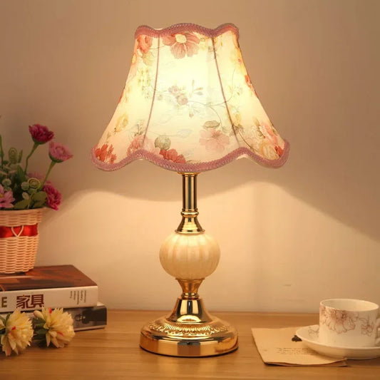 European Style Simple Glass Desk Lamp