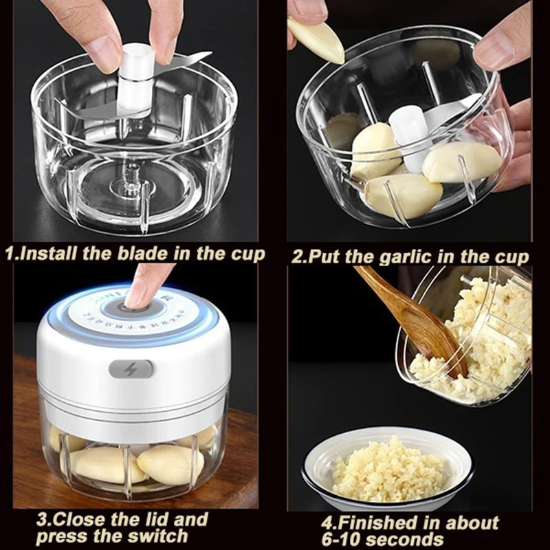 Electric Garlic Masher