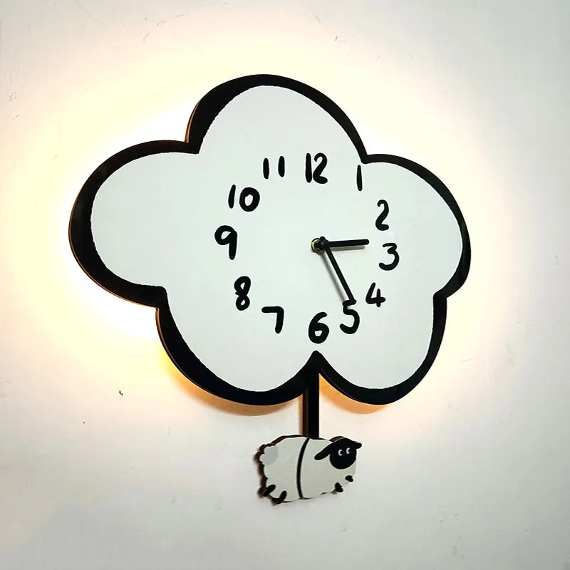 Cloud Wall Clock Cartoon