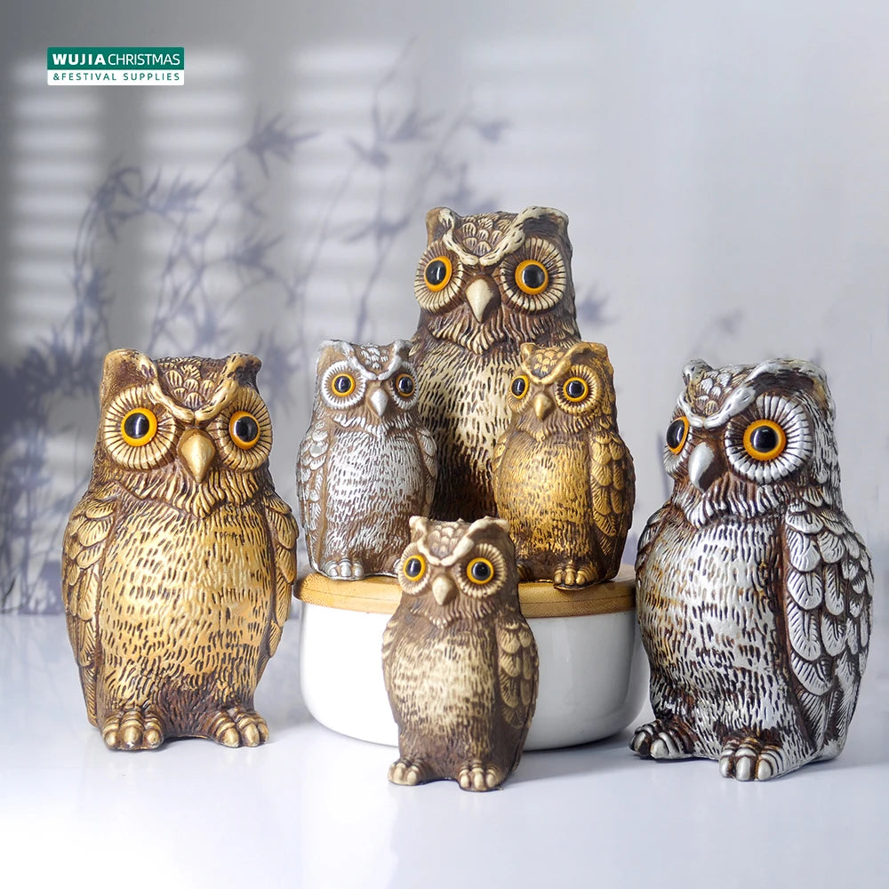 Garden Decor Realistic Owl