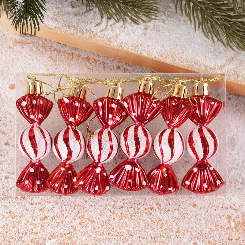 6pcs Christmas Lollipop Candy