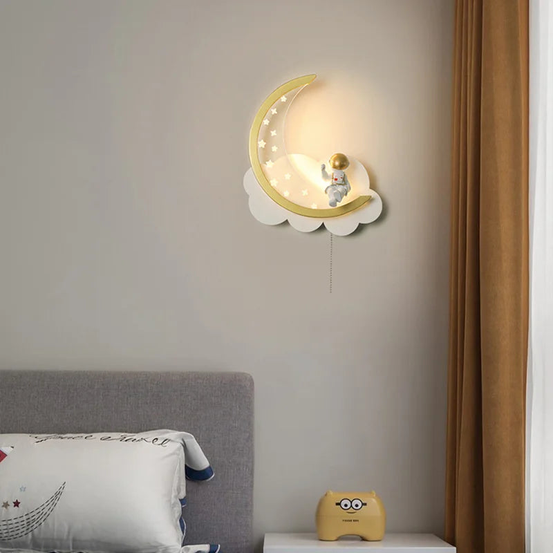 Modern Creative Moon Wall Lamp