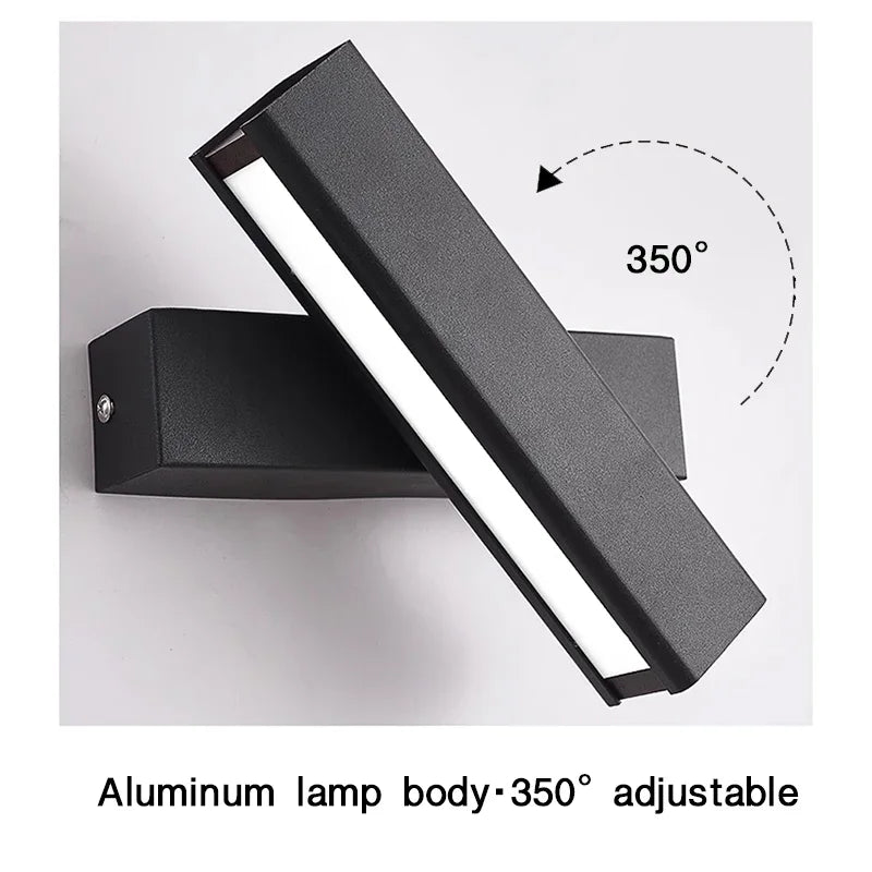 LED Wall Light 350° Rotatable