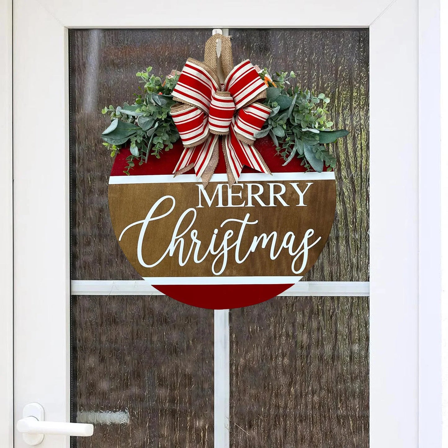 Christmas Door Sign Wooden