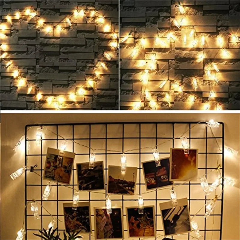 LED Photo Clip Fairy String lights