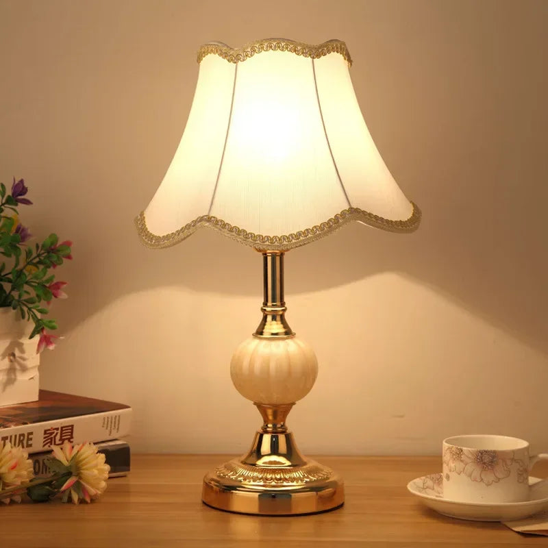 European Style Simple Glass Desk Lamp