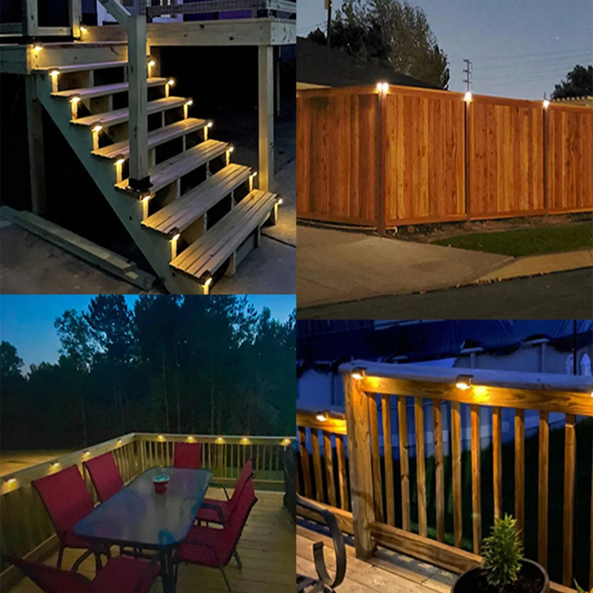 4/8/12/16pcs Solar LED Lights Outdoor