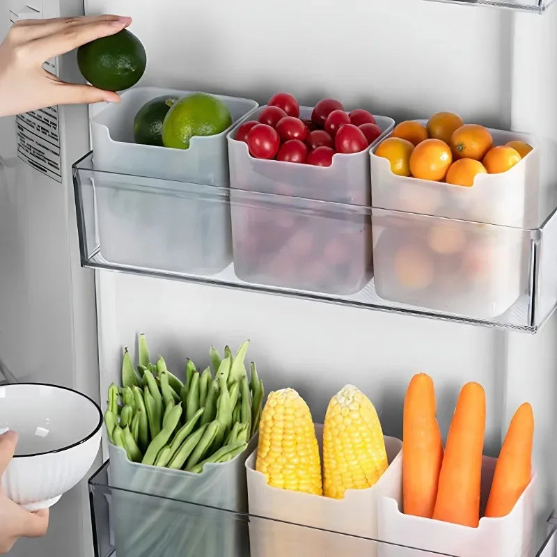 1/5PCS Refrigerator Storage Boxes Food Fresh Organizer