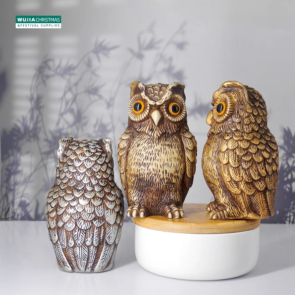 Garden Decor Realistic Owl