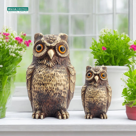 Garden Decor Realistic Owl